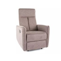 Izlaižams atpūtas krēsls NIKOS BREGO bēšs